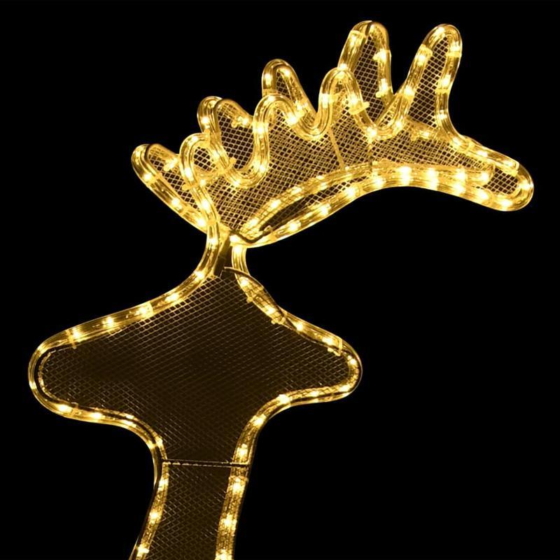 Vianočná dekorácia – zlatý jeleň