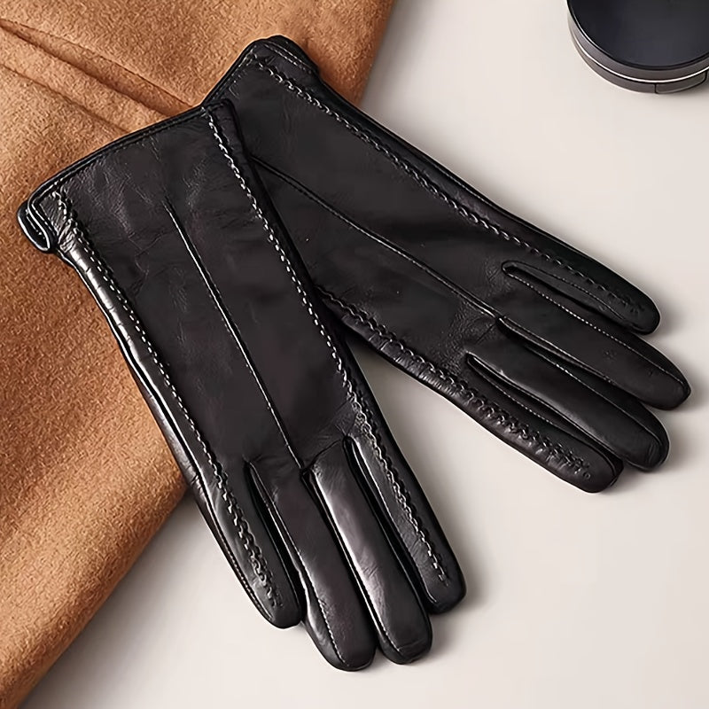 Rukavice z ovčej vlny – čierne