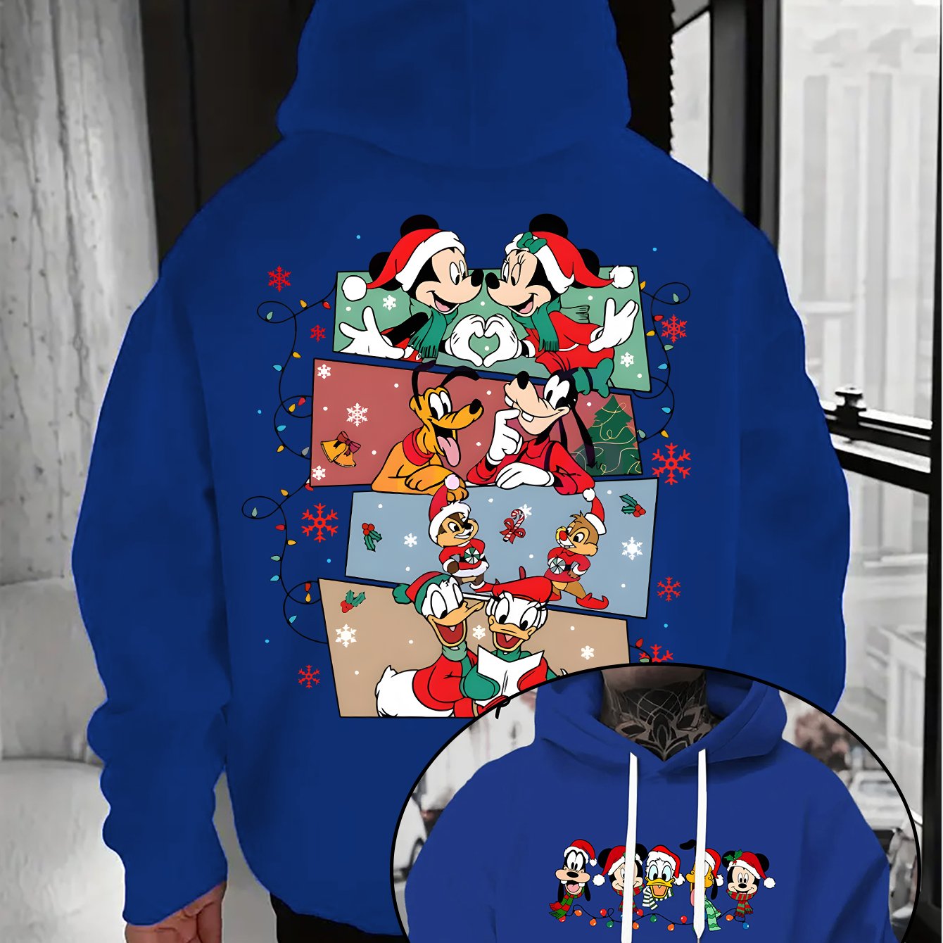 Mikina s kapucňou – Mickey a Minnie