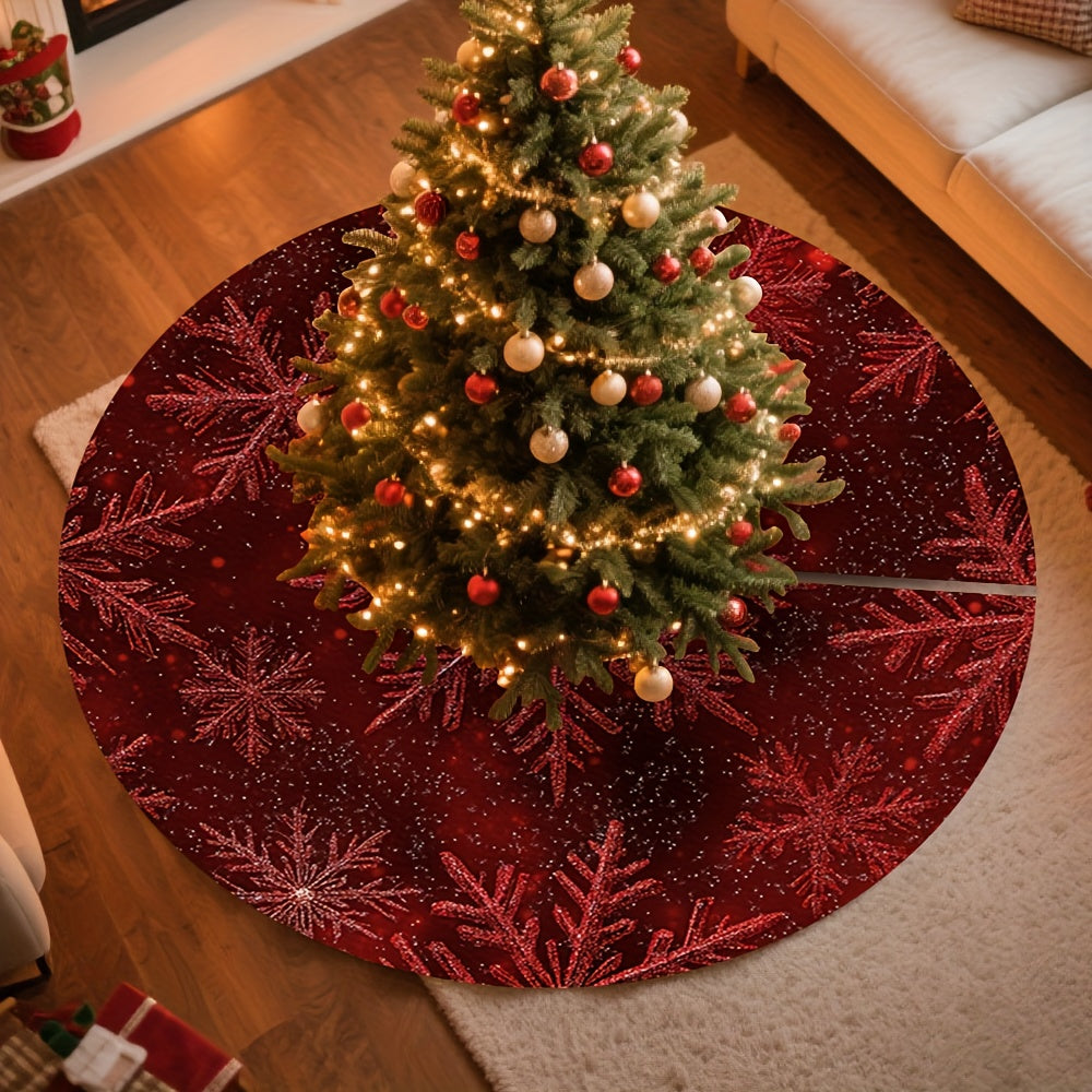 Vianočný stromček – červený a burgundský