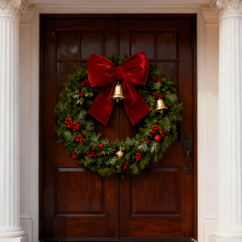 Vianočná mašľa – vínová