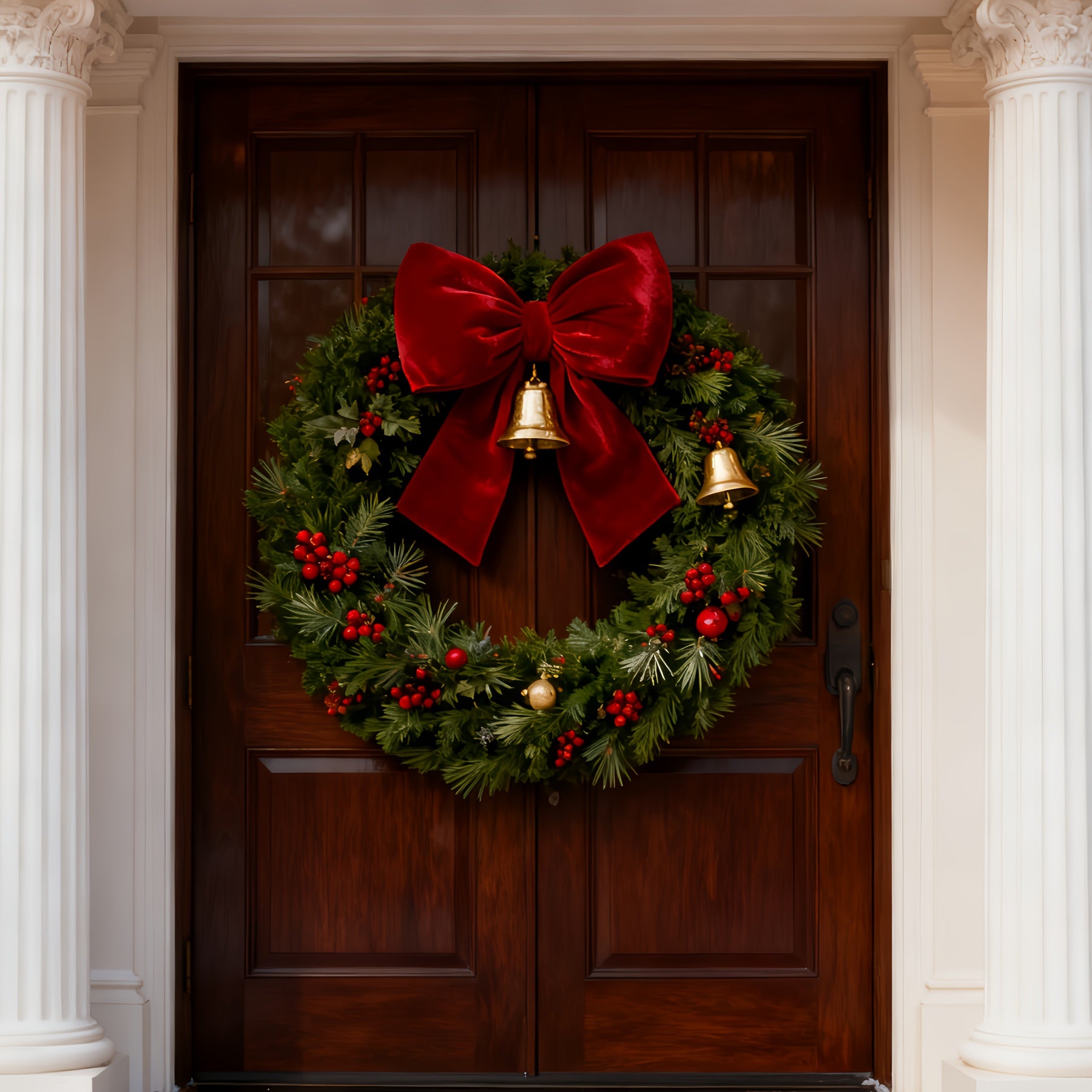 Vianočná mašľa – vínová