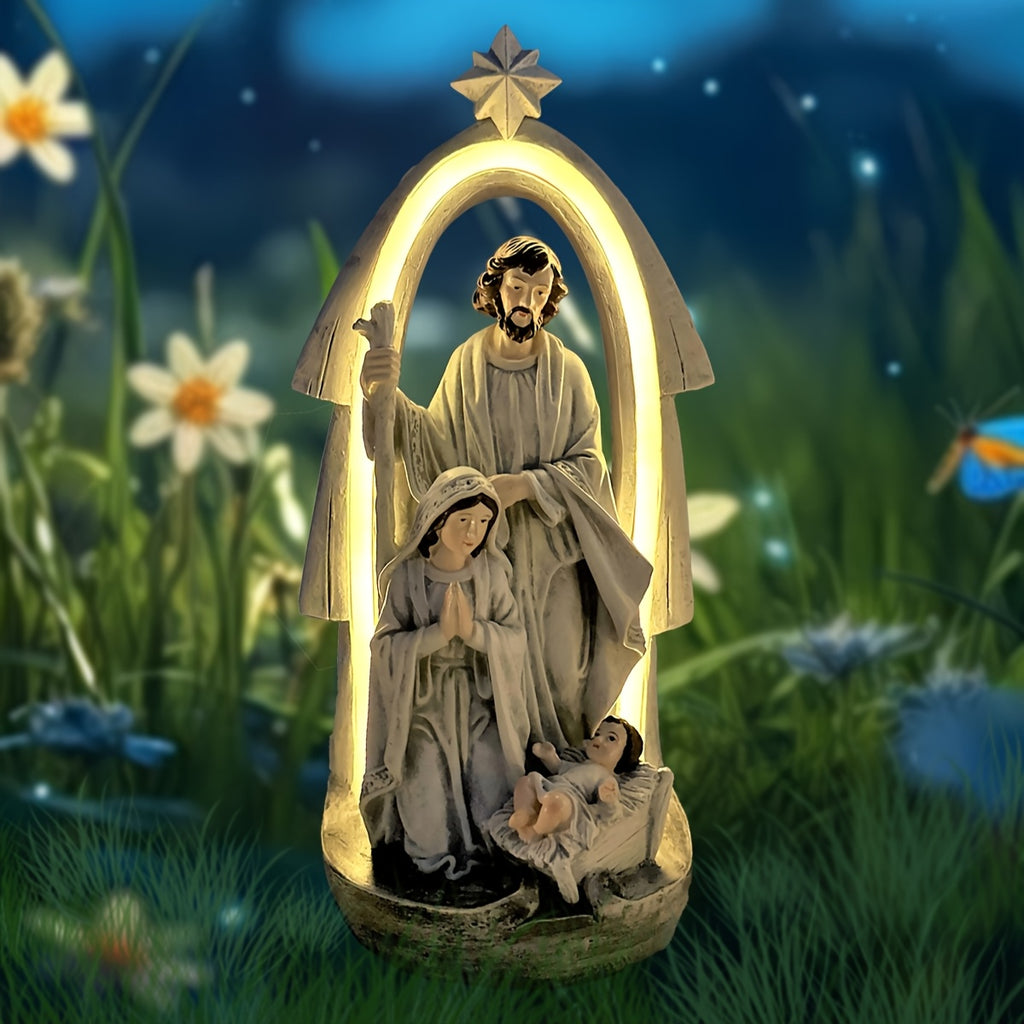 Solárna lampa – Svätá rodina