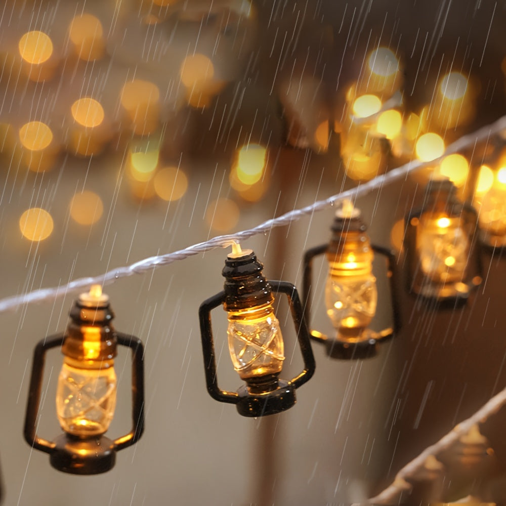 Solárne reťazové svetlá – teplá biela