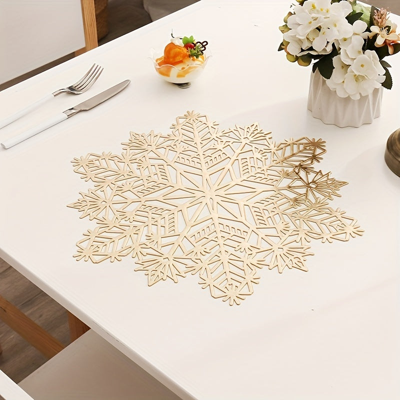Podložky pod taniere – snehové vločky