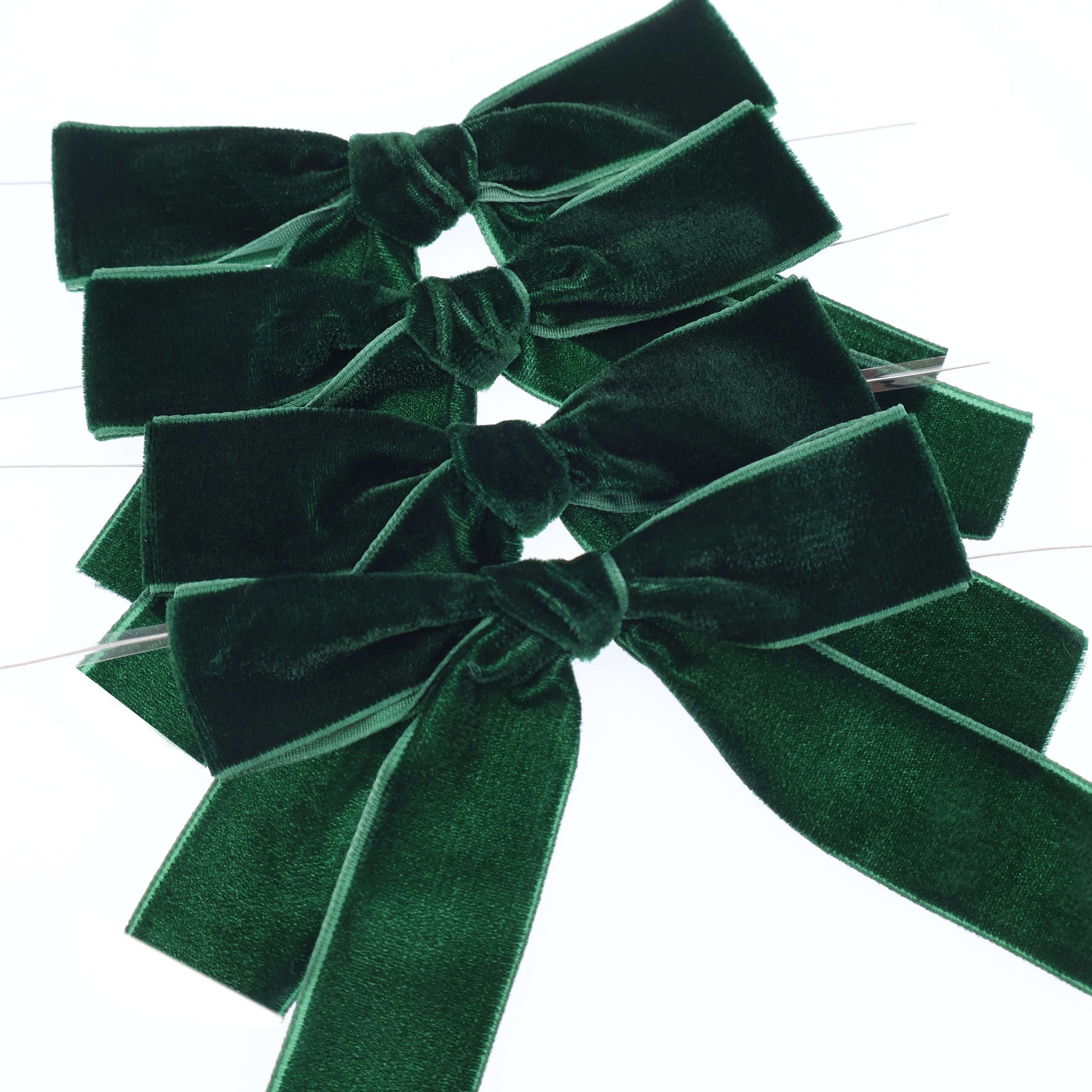 Súprava saténových mašlí – rôzne farby