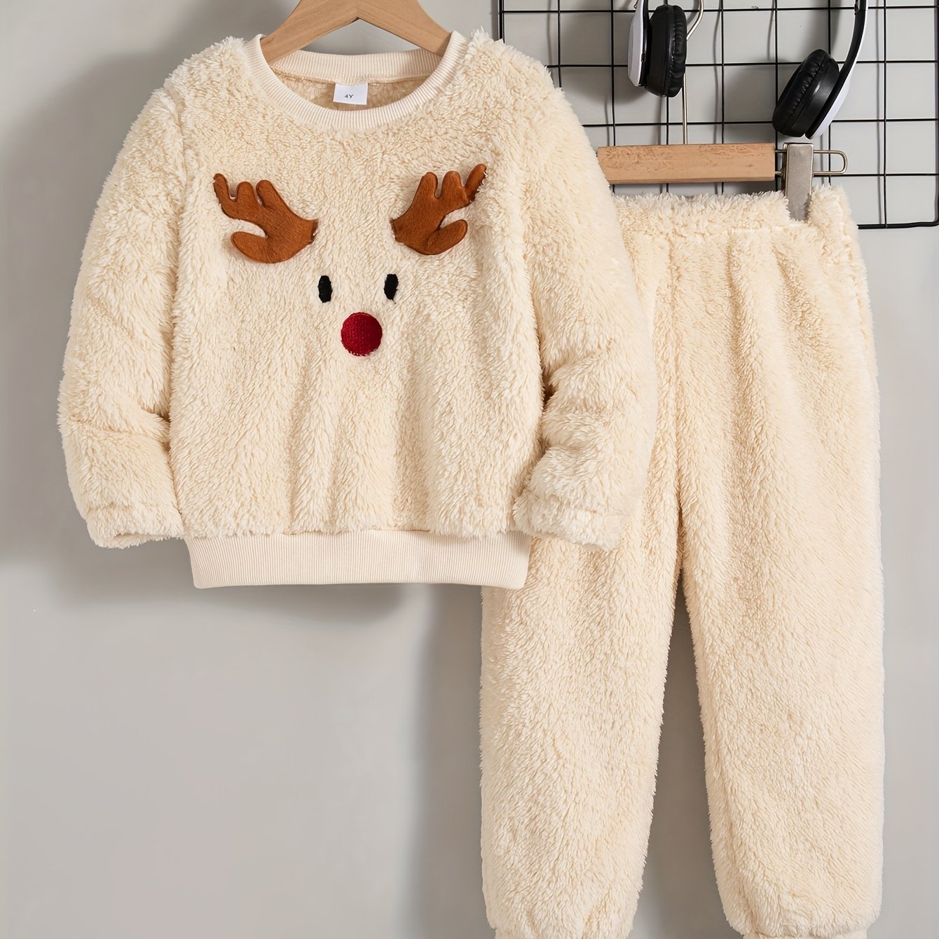 Chlapčenský vianočný set – svetlohnedý