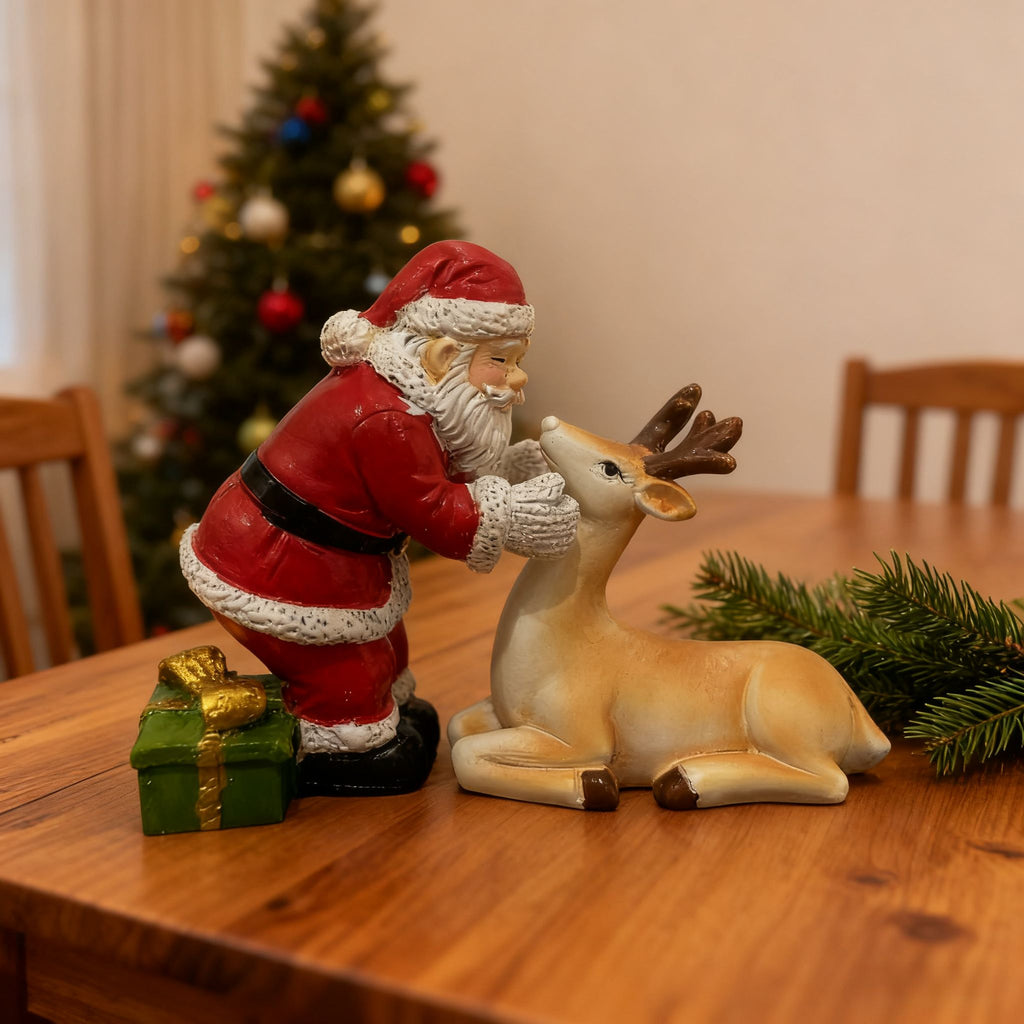 Vianočné figúrky – Santa Claus a sob