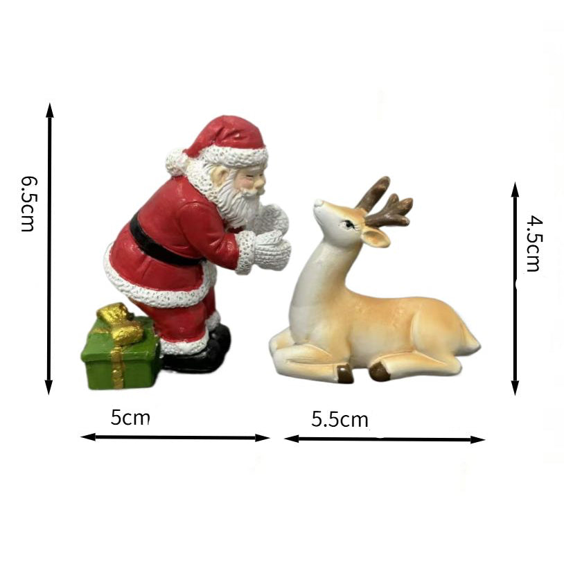 Vianočné figúrky – Santa Claus a sob