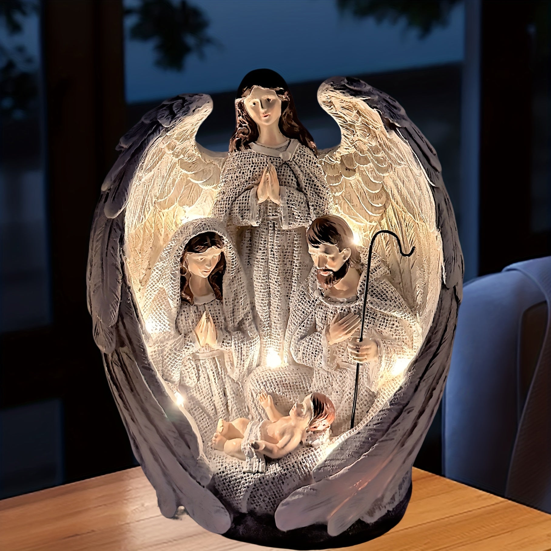 Svätá rodina v náručí anjela