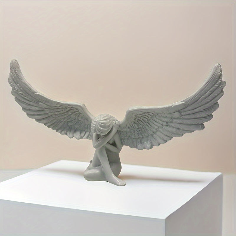 Socha anjelika s krídlami