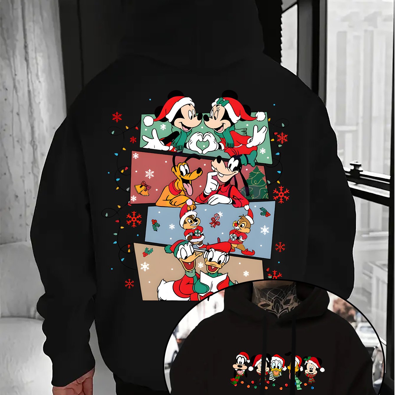 Mikina s kapucňou – Mickey a Minnie