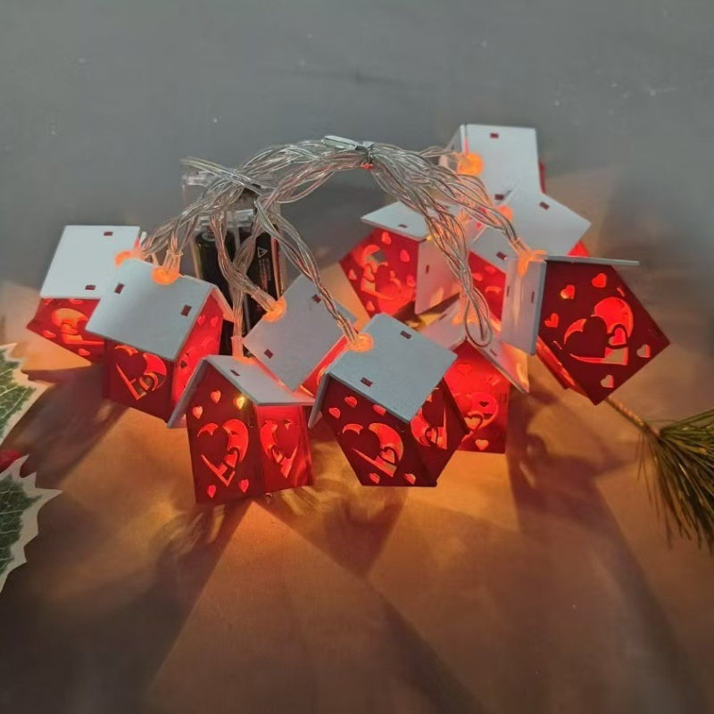 Vianočné svetielka – tvar Domček