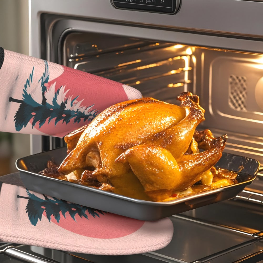 Rukavice do rúry – Vianočné