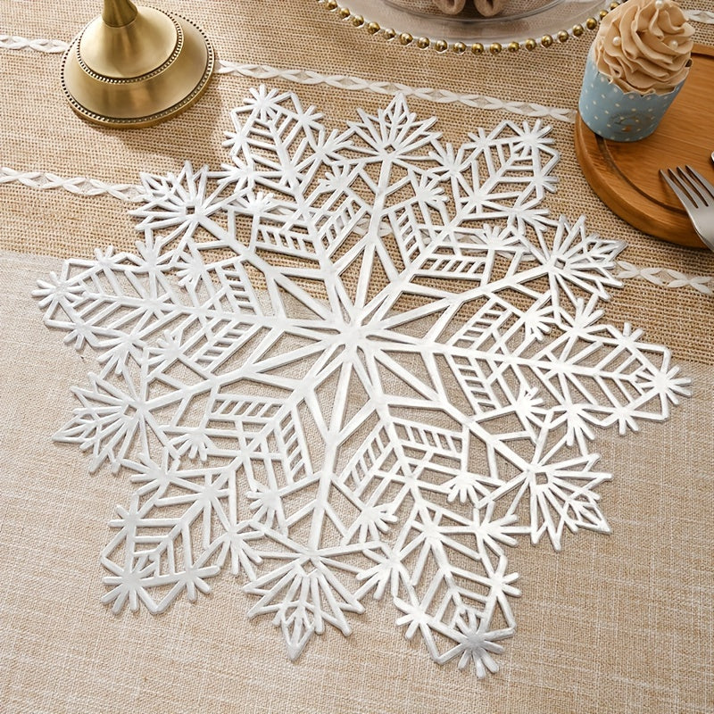Podložky pod taniere – snehové vločky