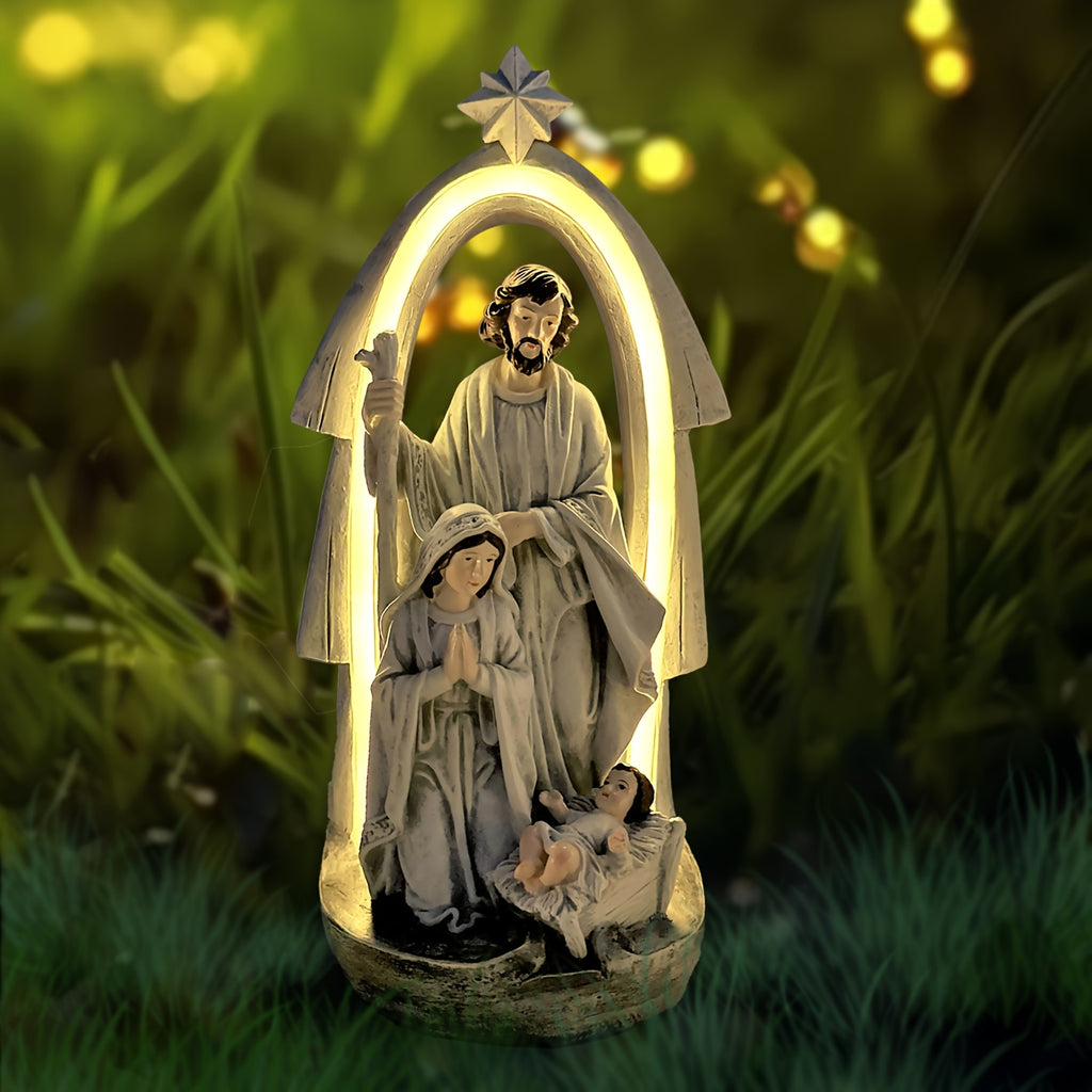 Solárna lampa – Svätá rodina