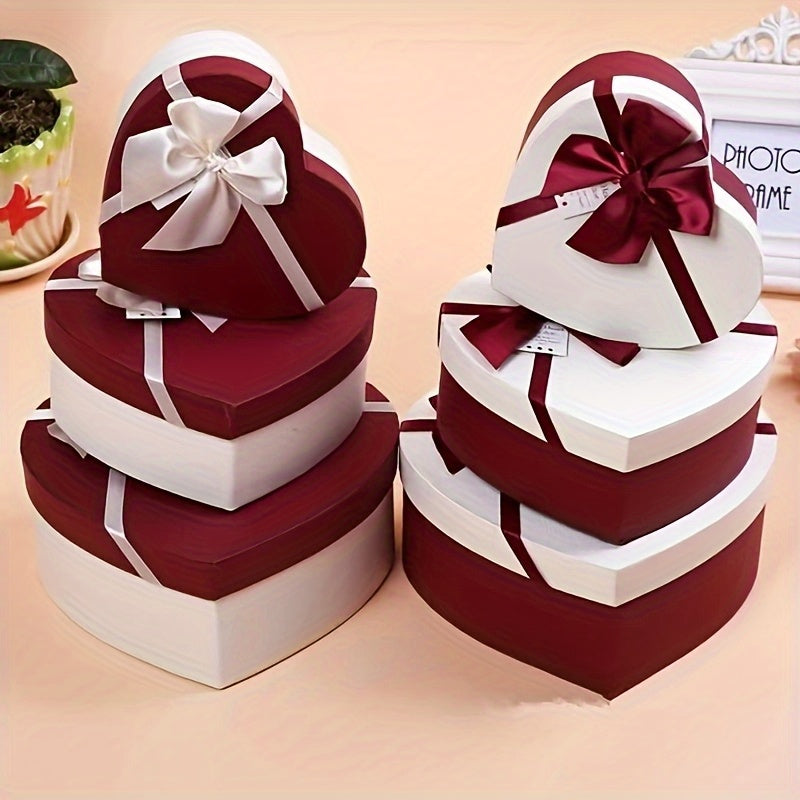 Darčeková krabička – červená a krémová