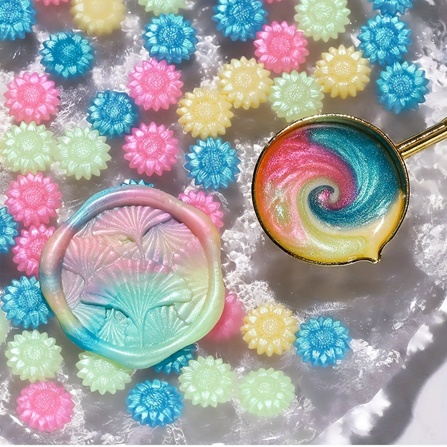 Vosk na pečatenie – mix farieb slnečníc