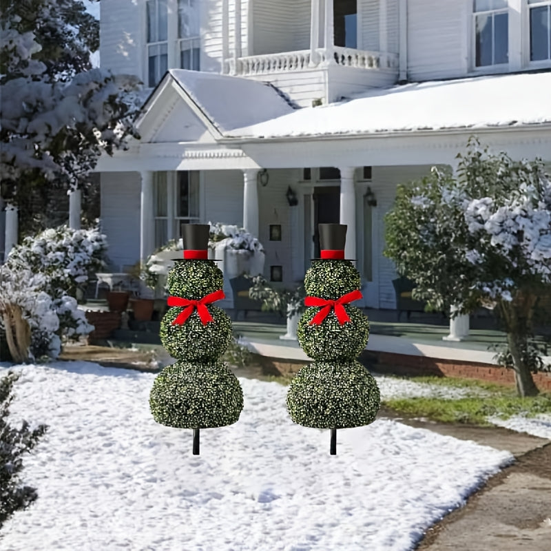 Vianočný snehuliak – bez svetiel