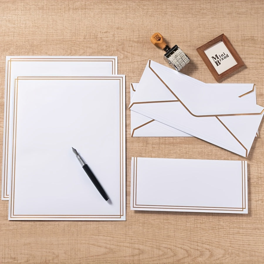 Súprava kancelárskych potrieb – biela