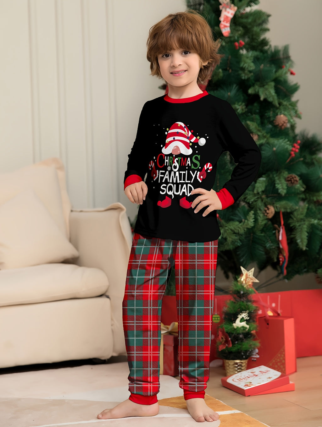 Detský vianočný set – s potlačou Santa Clausa