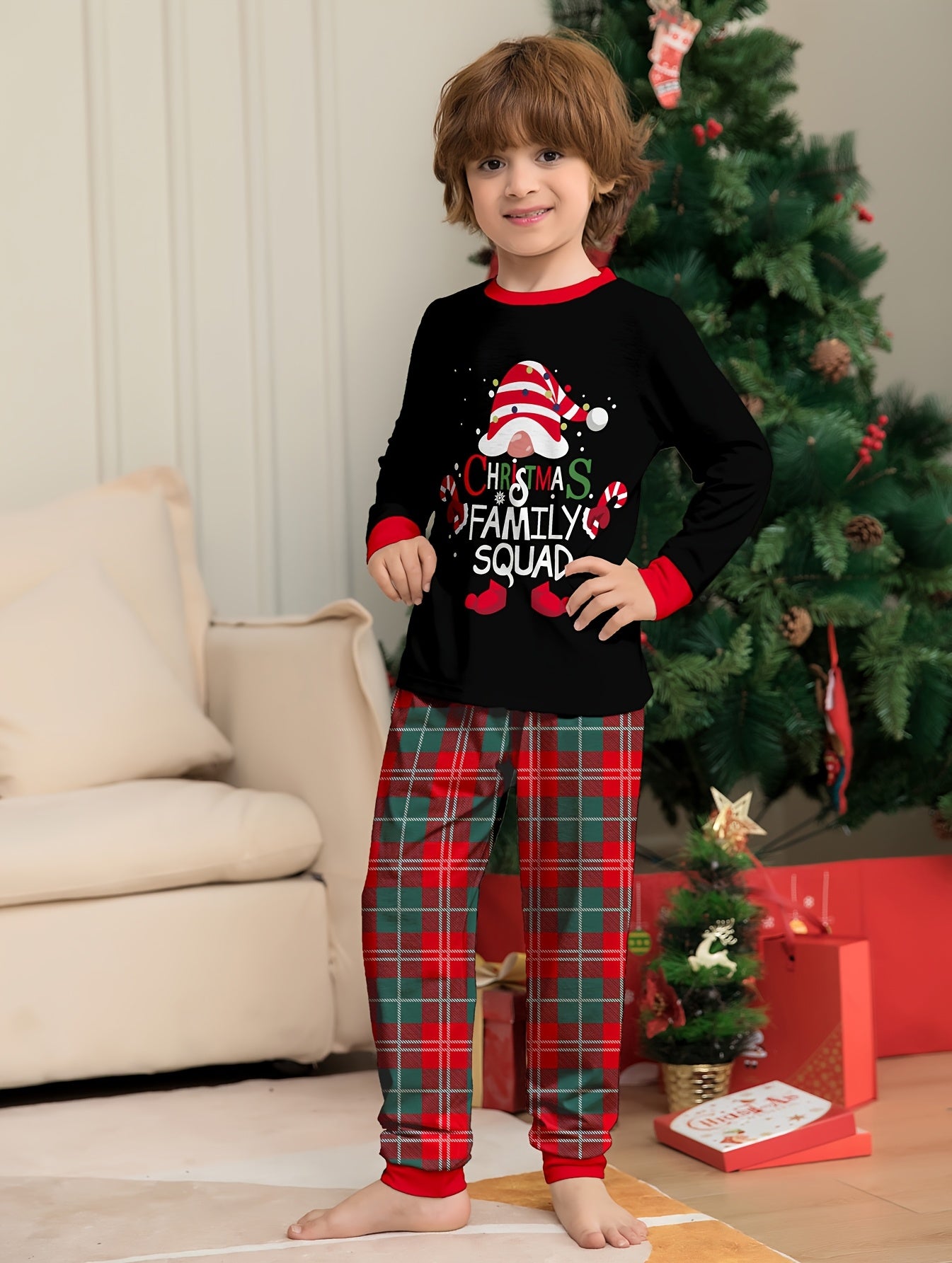 Detský vianočný set – s potlačou Santa Clausa