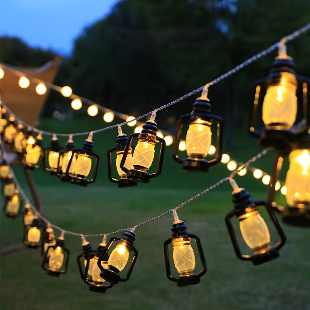 Solárne reťazové svetlá – teplá biela