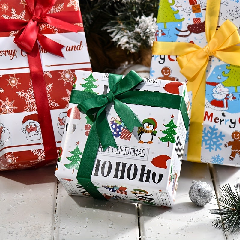 Vianočný baliaci papier – 8 ks