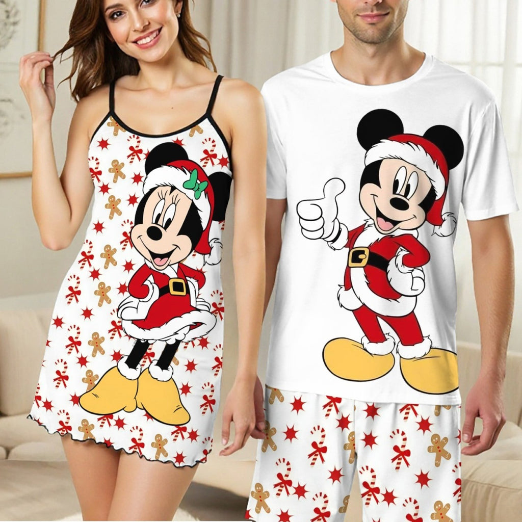 Pyžamo Mickey & Minnie Mouse – Vianočné