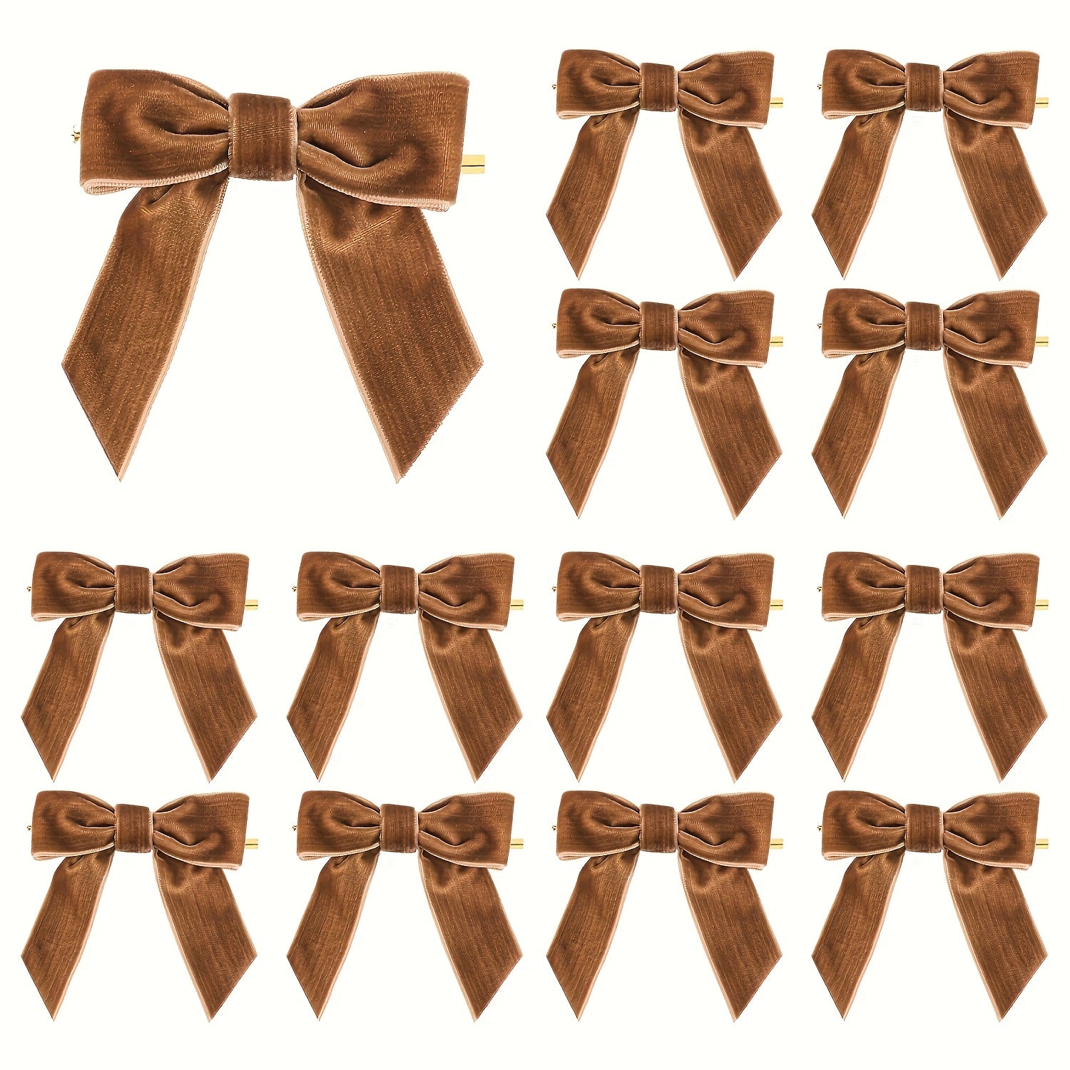 Vianočné mašle – 12ks