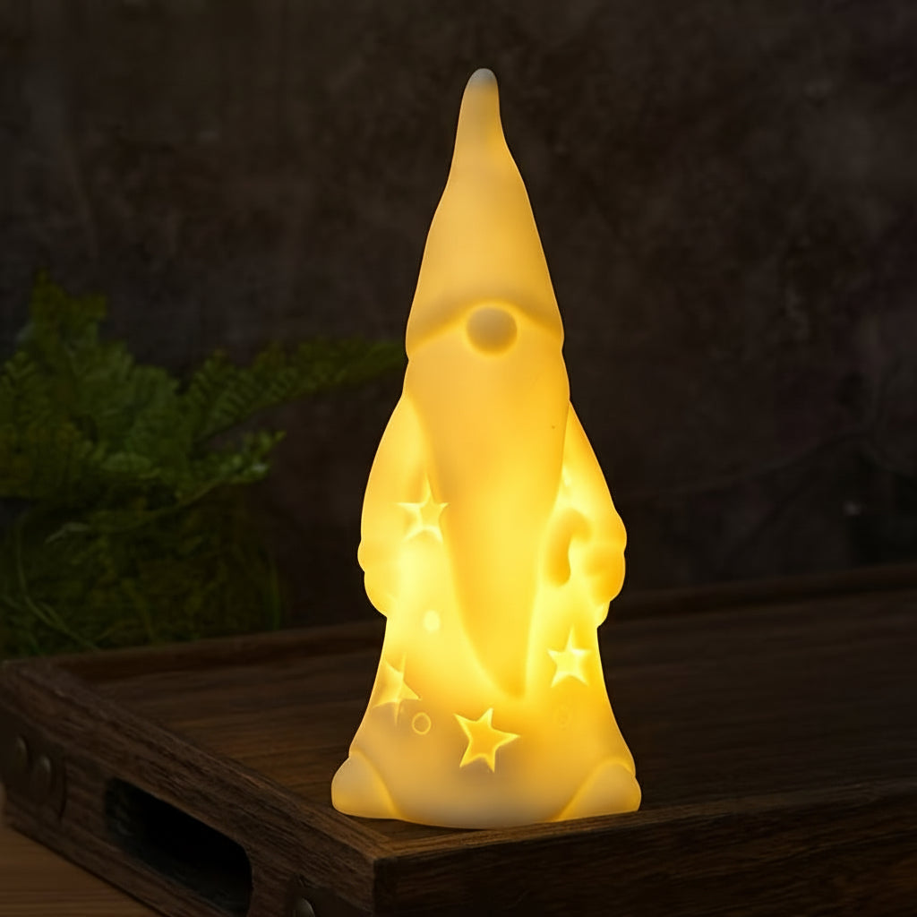 Vianočné svetielka – snehuliak