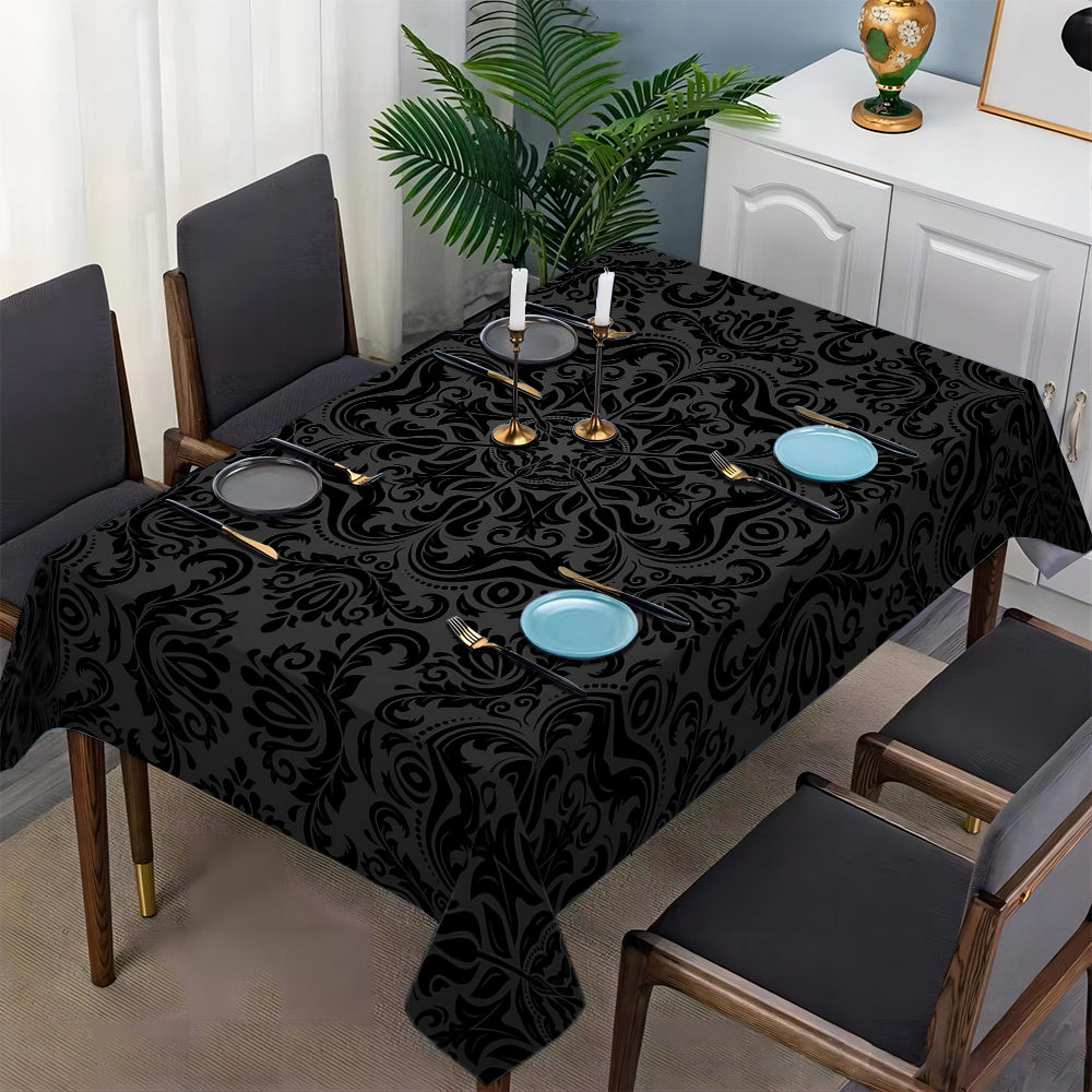 Obrus – čierny textúrovaný