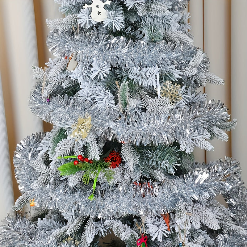 Vianočná girlanda – strieborná