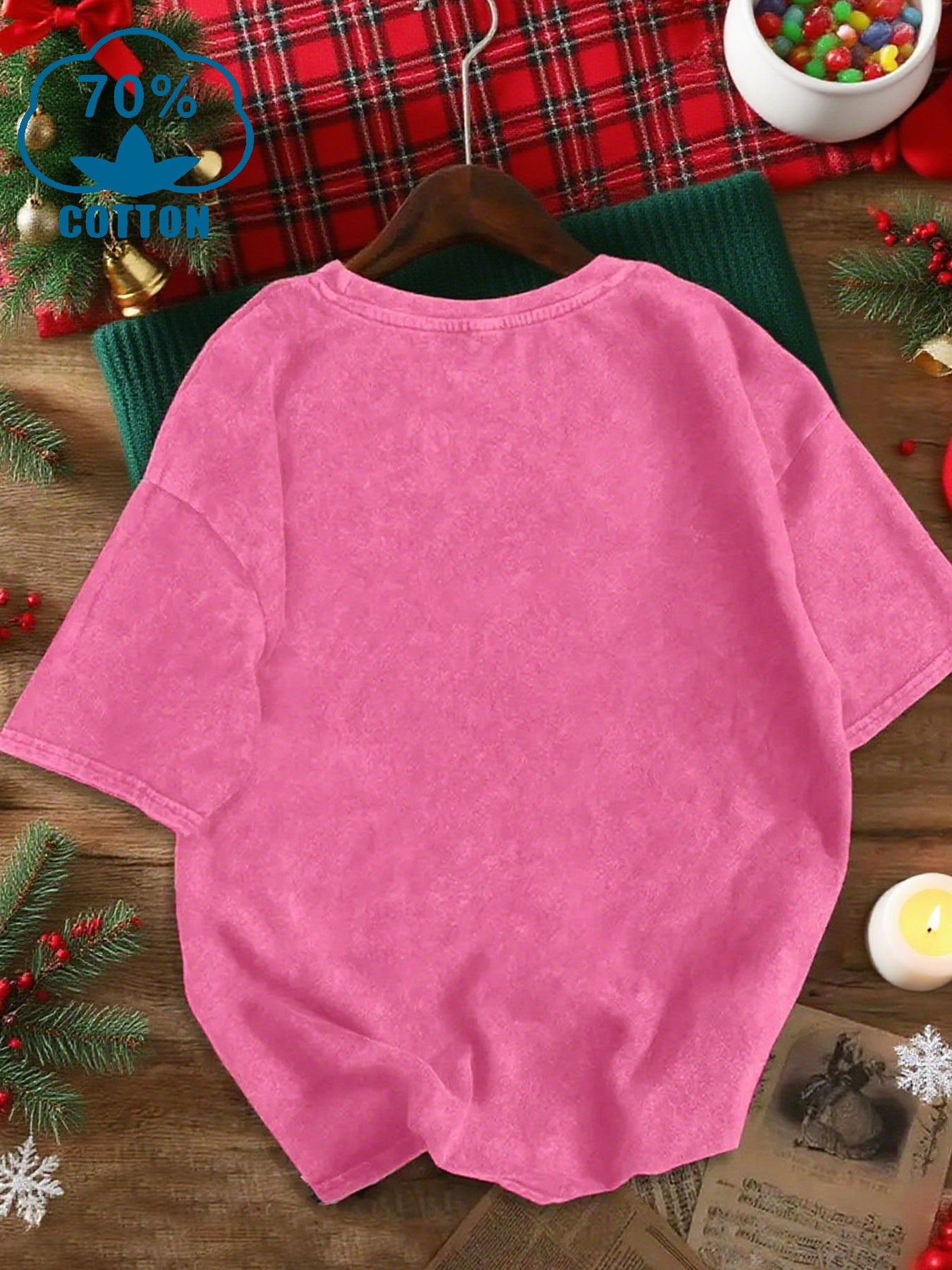 Vianočné tričko – ružové