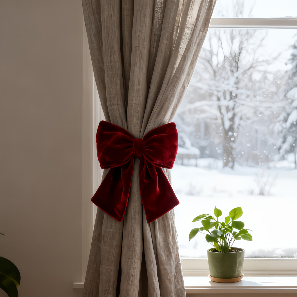 Vianočná mašľa – vínová