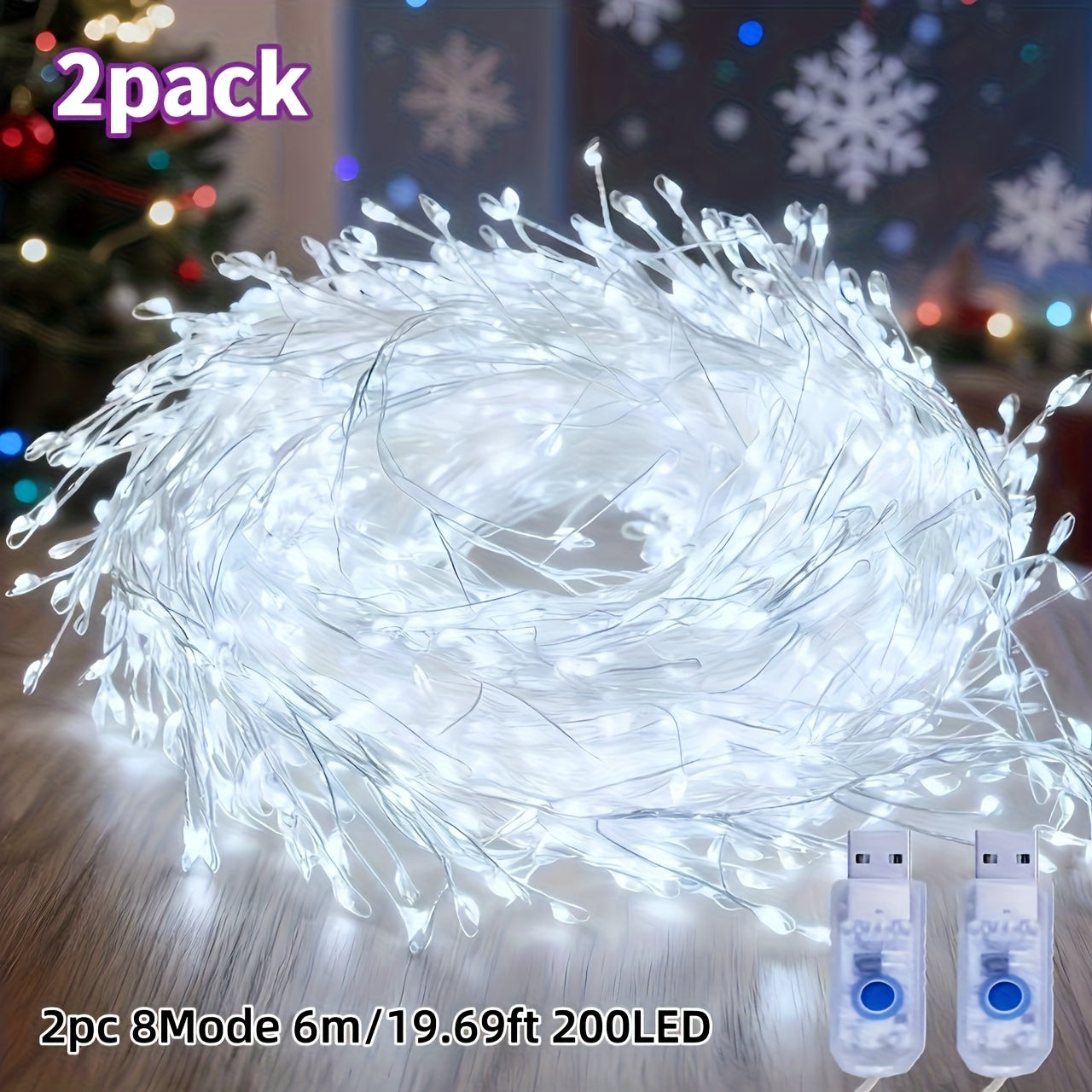 Vianočné svetielka – 2-Pack