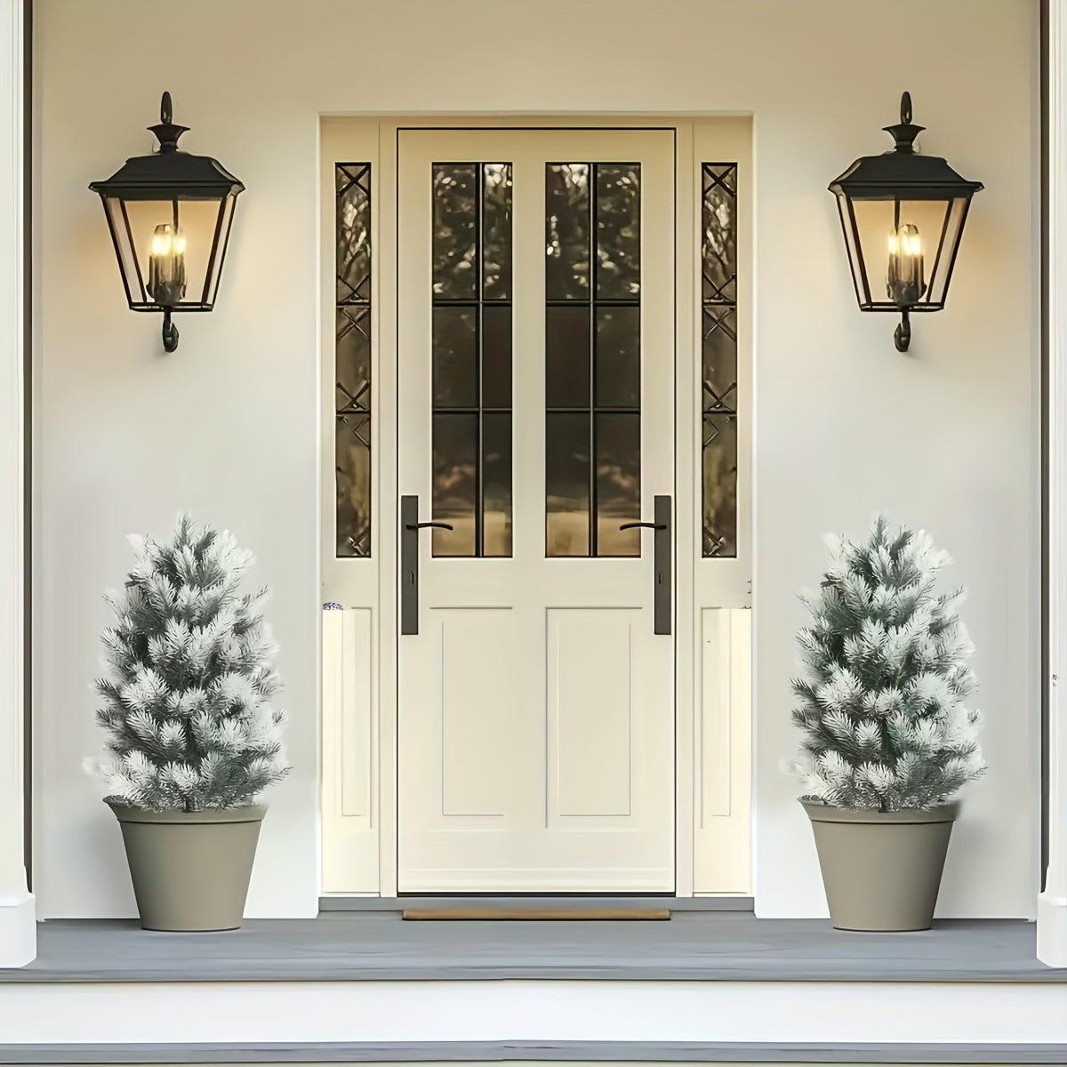 Vianočné stromčeky – 2ks s podložkami