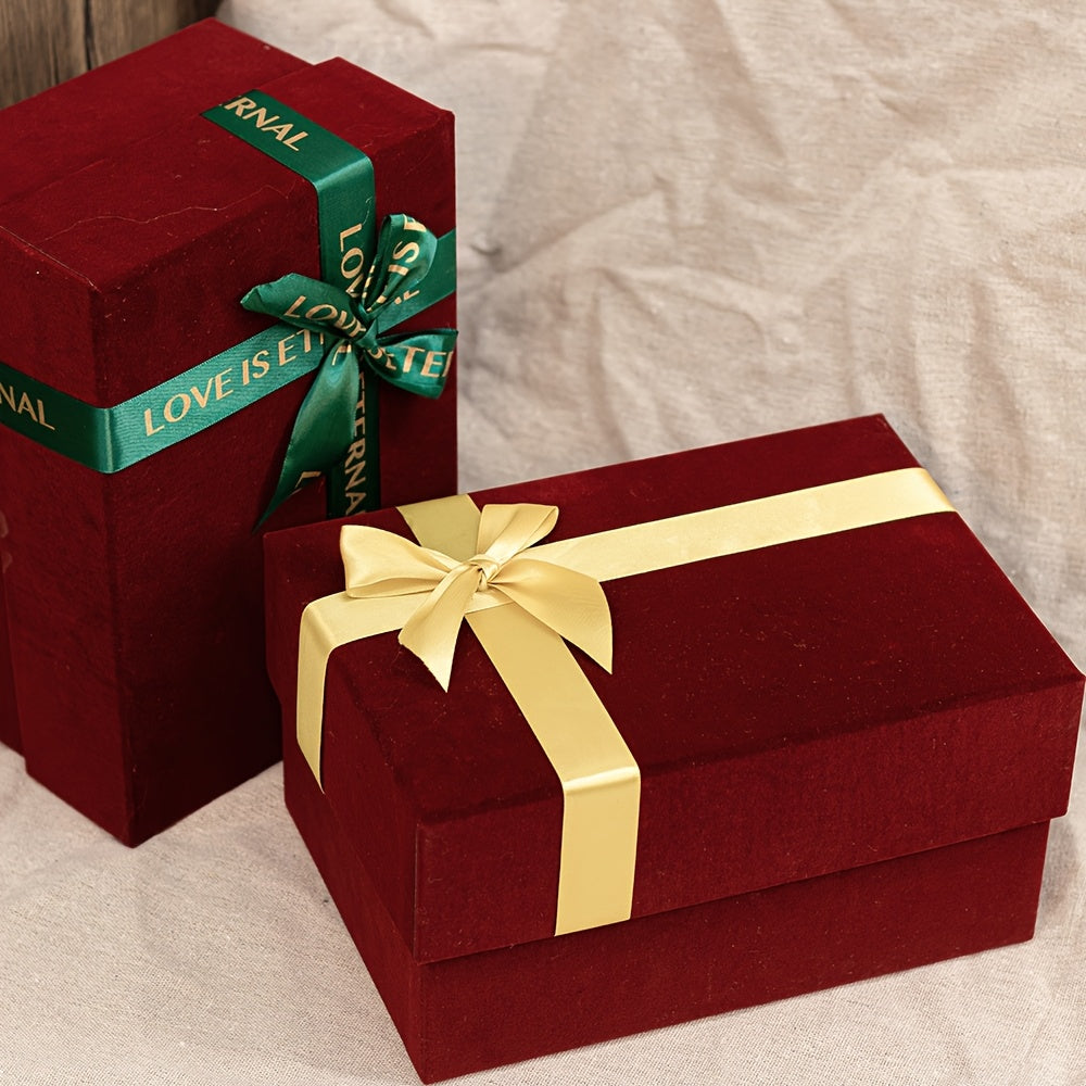 Darčeková krabička – zlatá mašľa