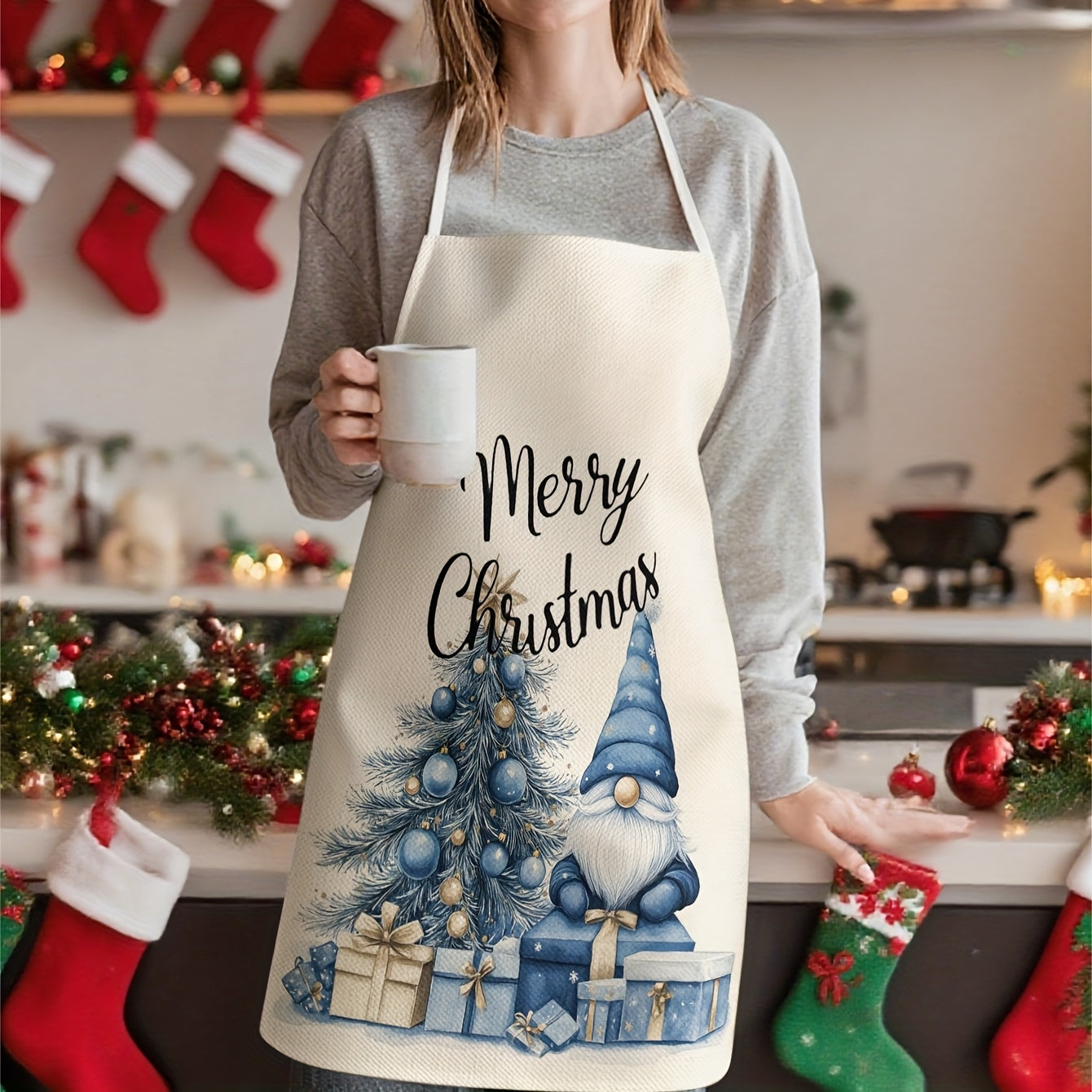 Zástera – vianočná s elfom