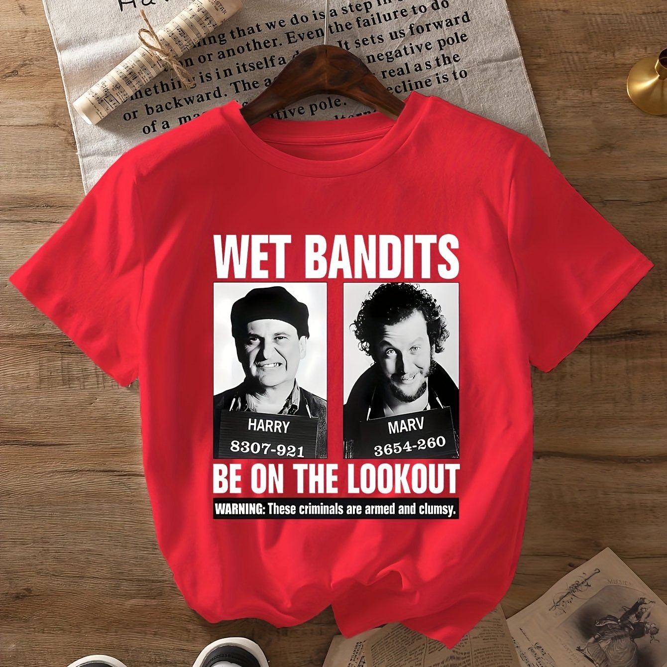 Vianočné tričko – Sám doma