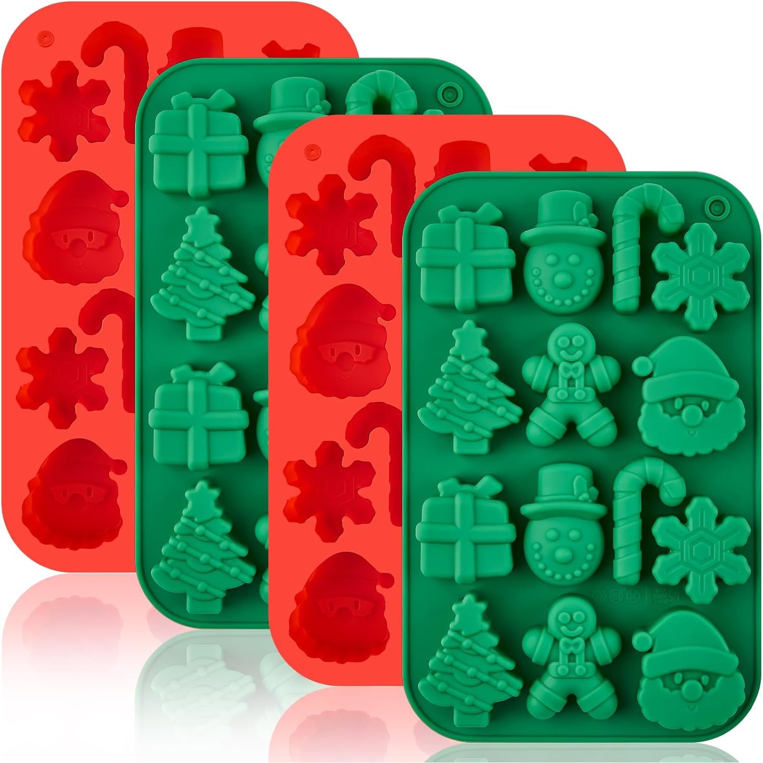 Silikónové formy na čokoládu – Vianočné