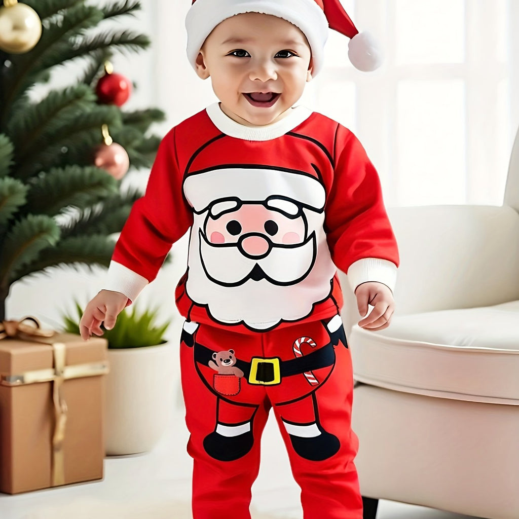 Vianočný sveter pre chlapca – červený