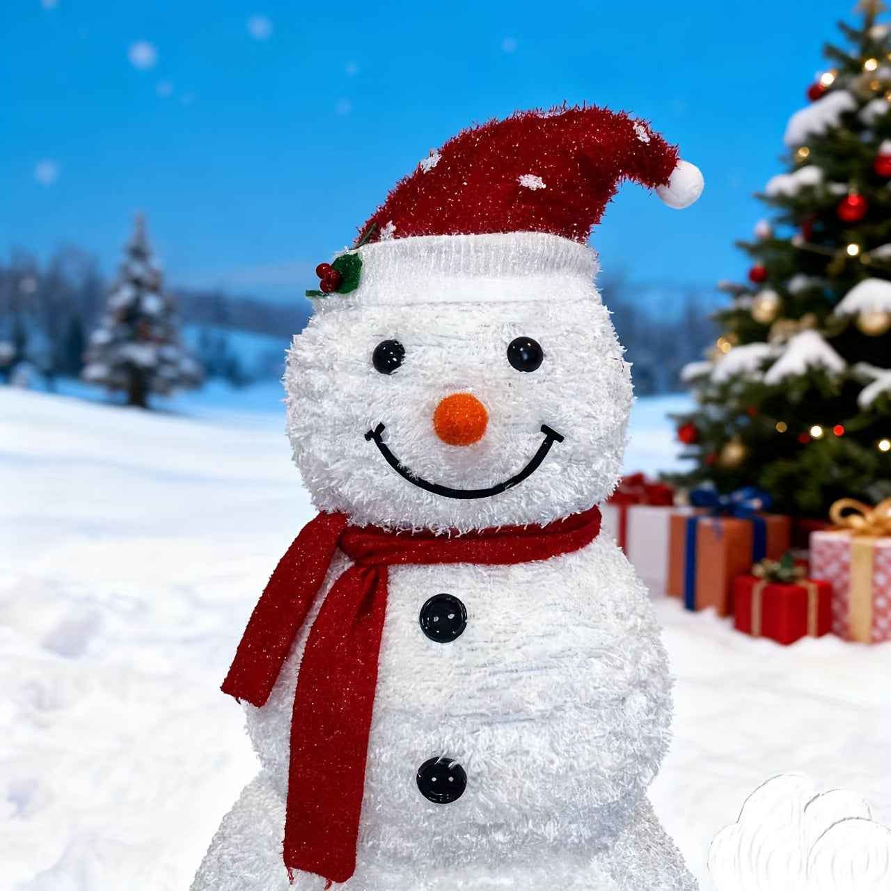 Figúrka snehuliaka – do záhradky