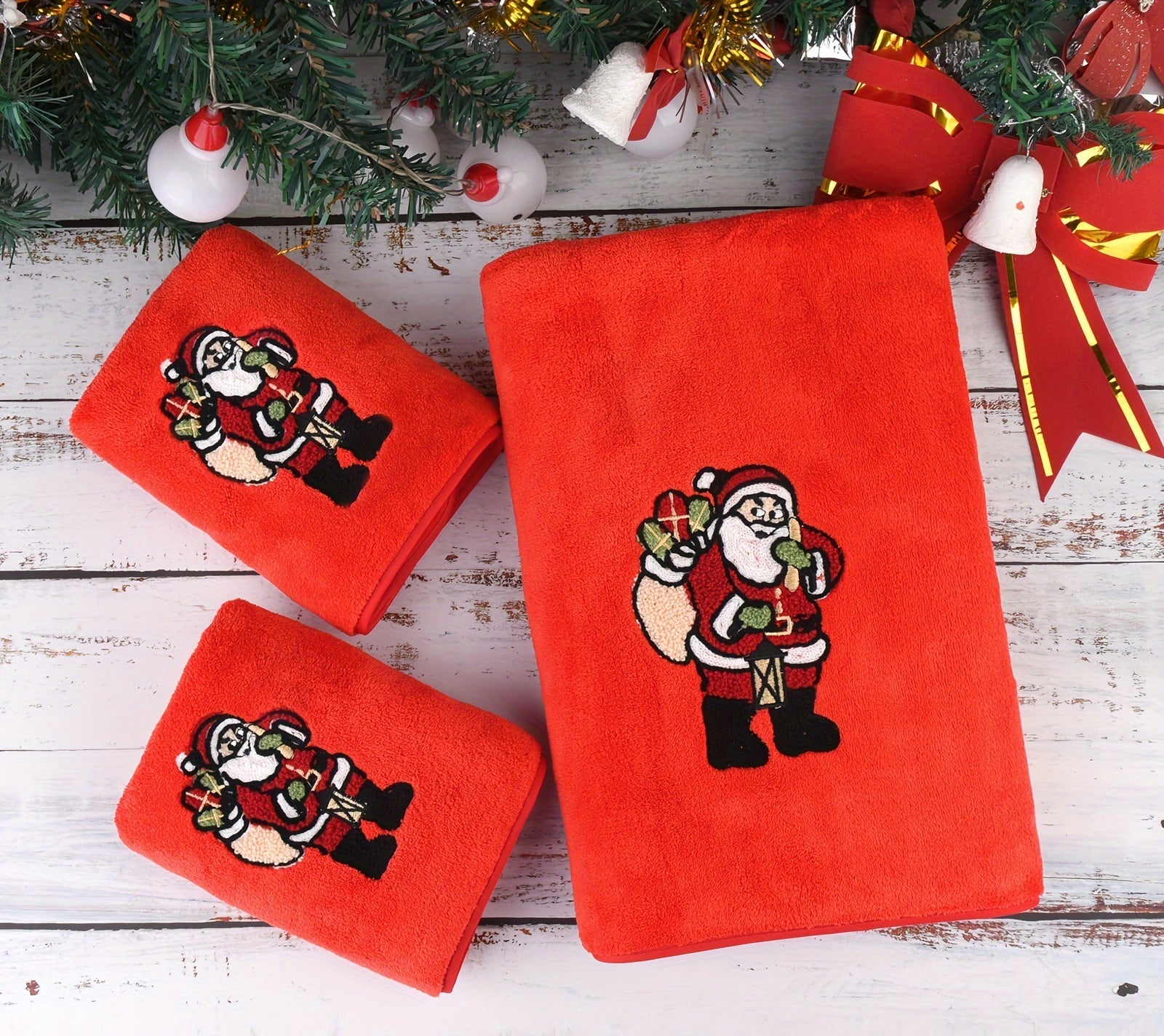 Vianočné uteráky – 3ks rôzne farby