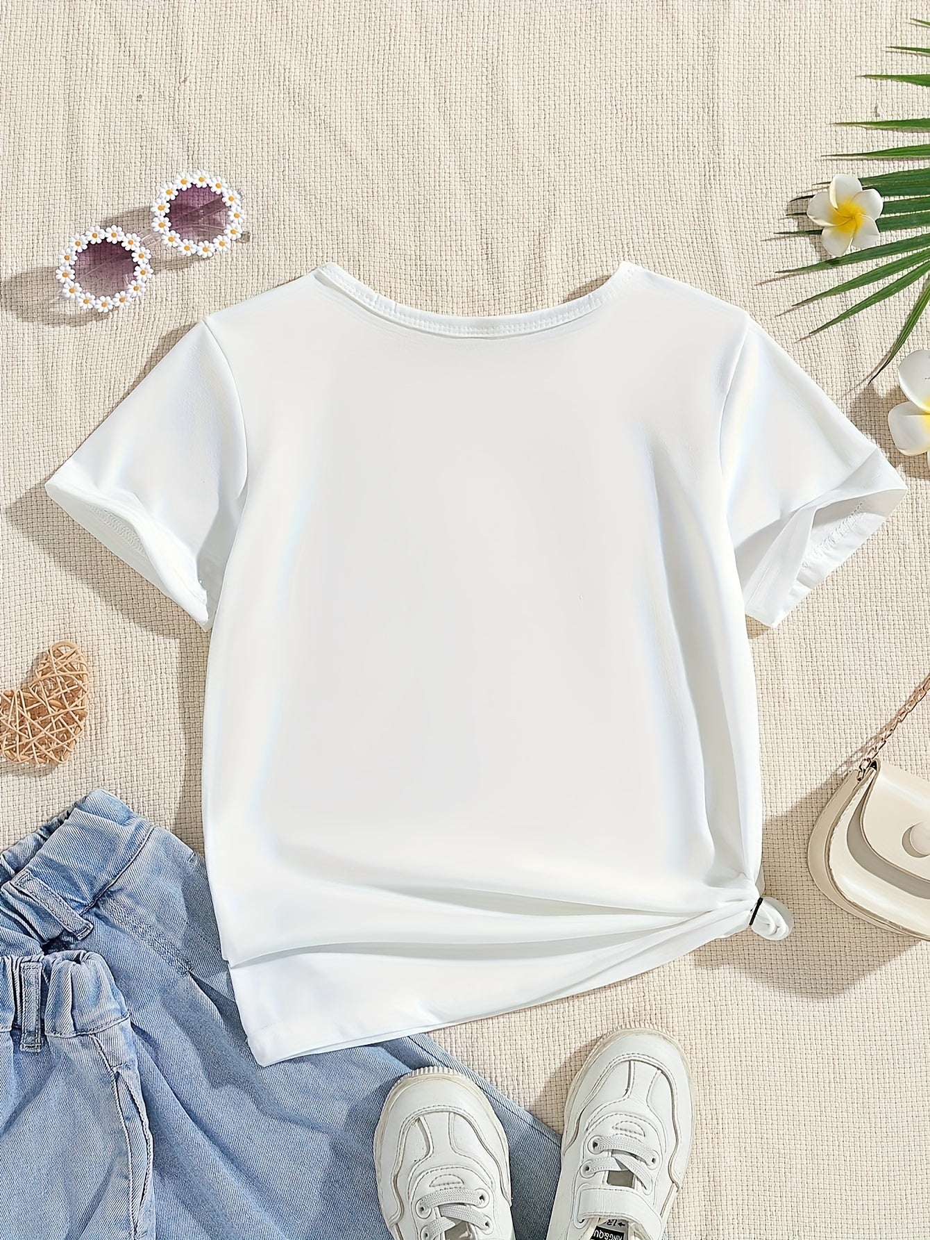 Tričko pre dievčatá – béžové