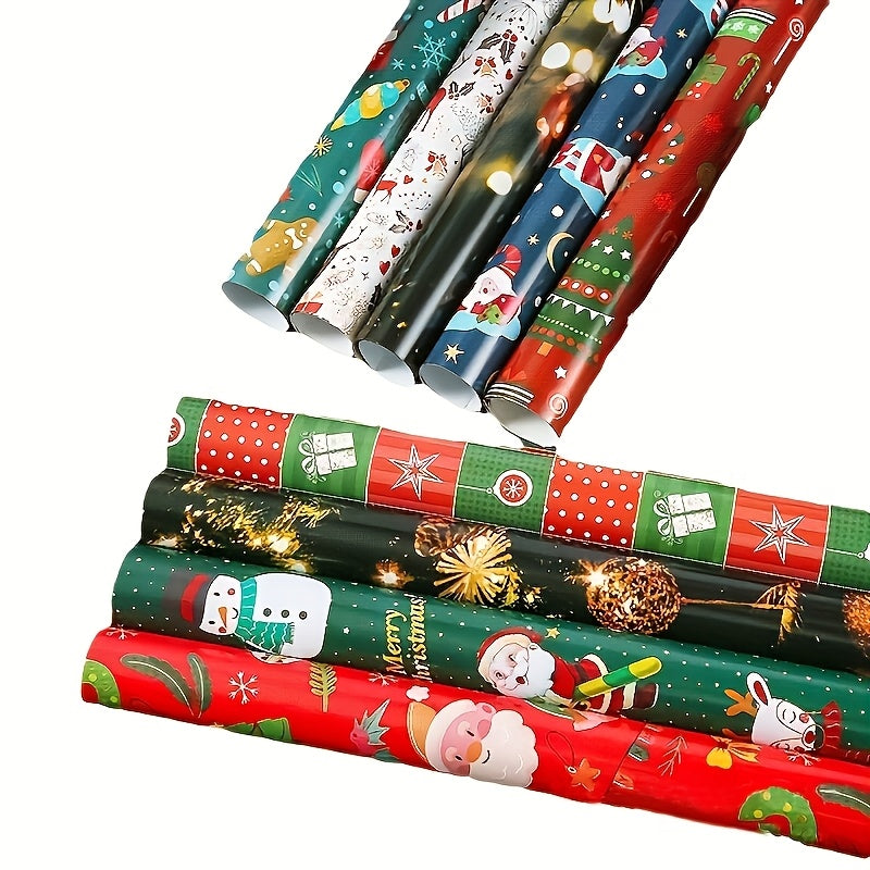 Vianočný baliaci papier – 12 ks