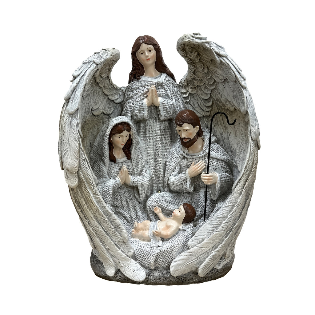 Svätá rodina v náručí anjela