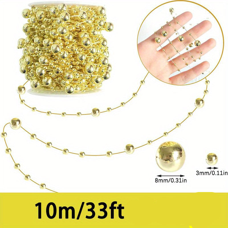 Vianočná girlanda – zlatá