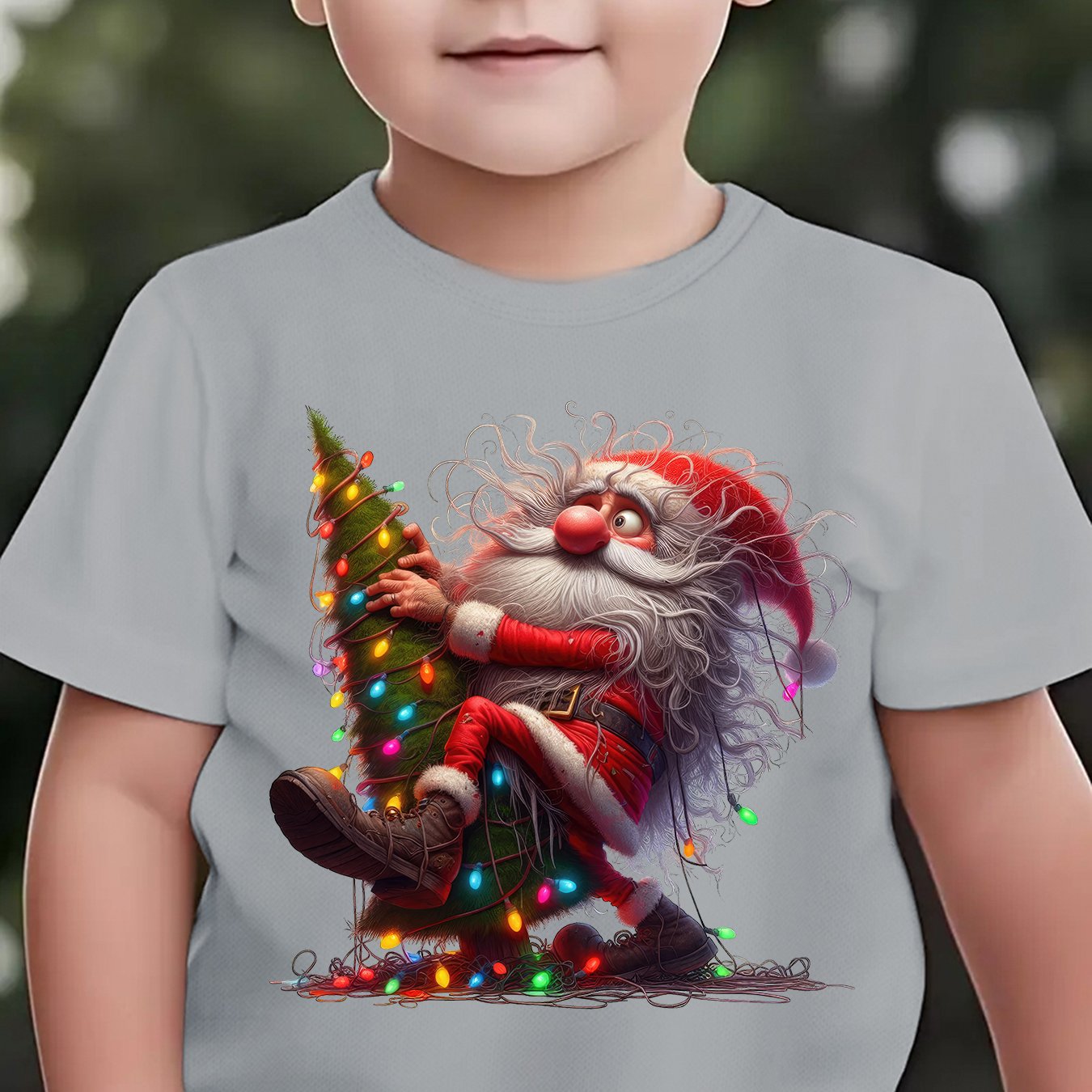 Tričko pre deti – Santa Claus a sobi