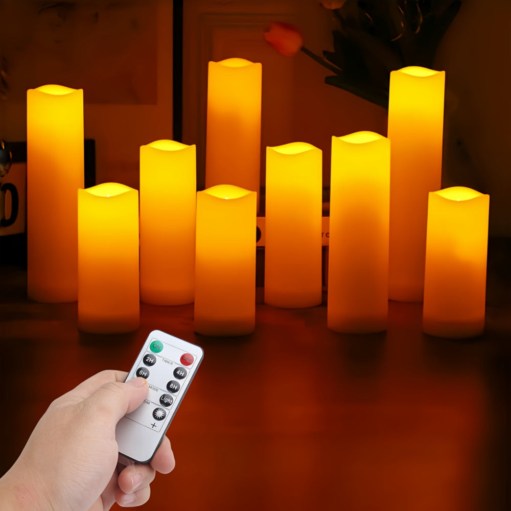 LED sviečky – s diaľkovým ovládaním